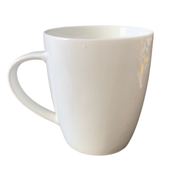 Pre Owned Rum Chata Horchata Con Ron Gold Letters Ceramic Coffee Peace Love Mug - Picture 8 of 13